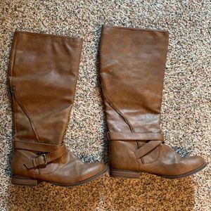 Knee High Leather Boots